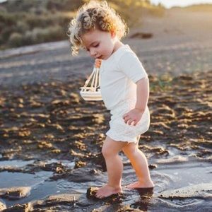 Milkbarn Ruffle Bum Cover LAVENDER DOT